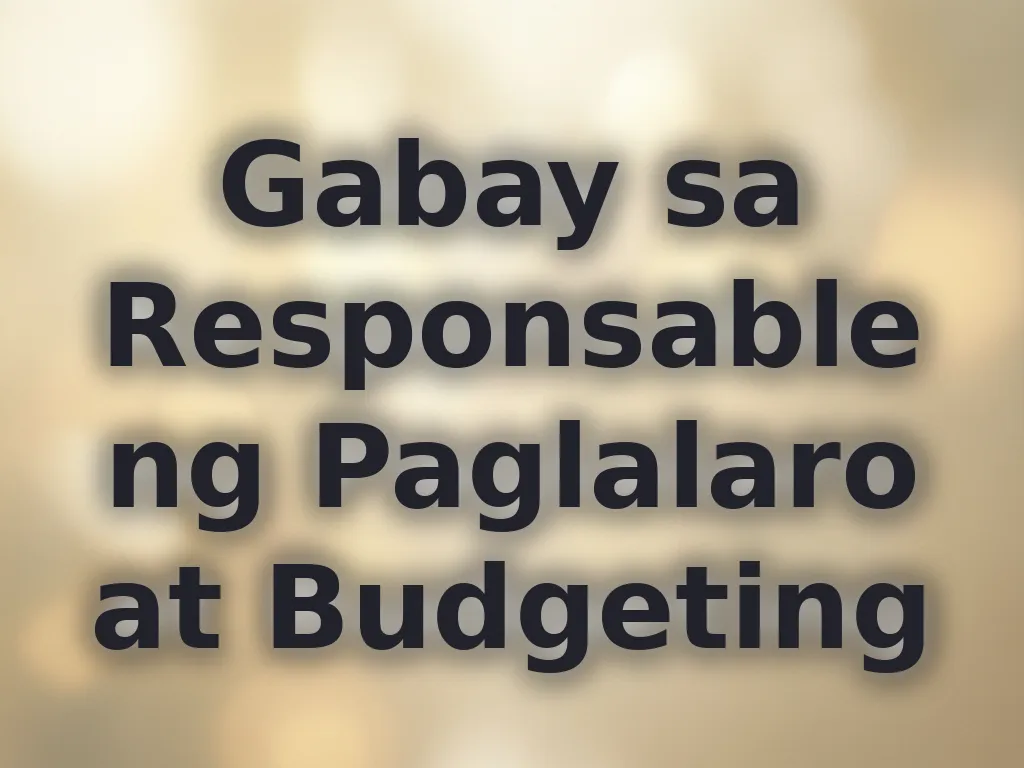 Gabay sa Budgeting